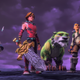 Prince Adam, Cringer, and pals in Netflix's He-Man and the Masters of the Universe, a 3D animated series for kids.